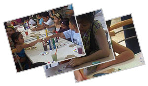 Taller de Pintura en Plaza Crystal, Febrero 2011