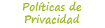 Políticas de Privacidad